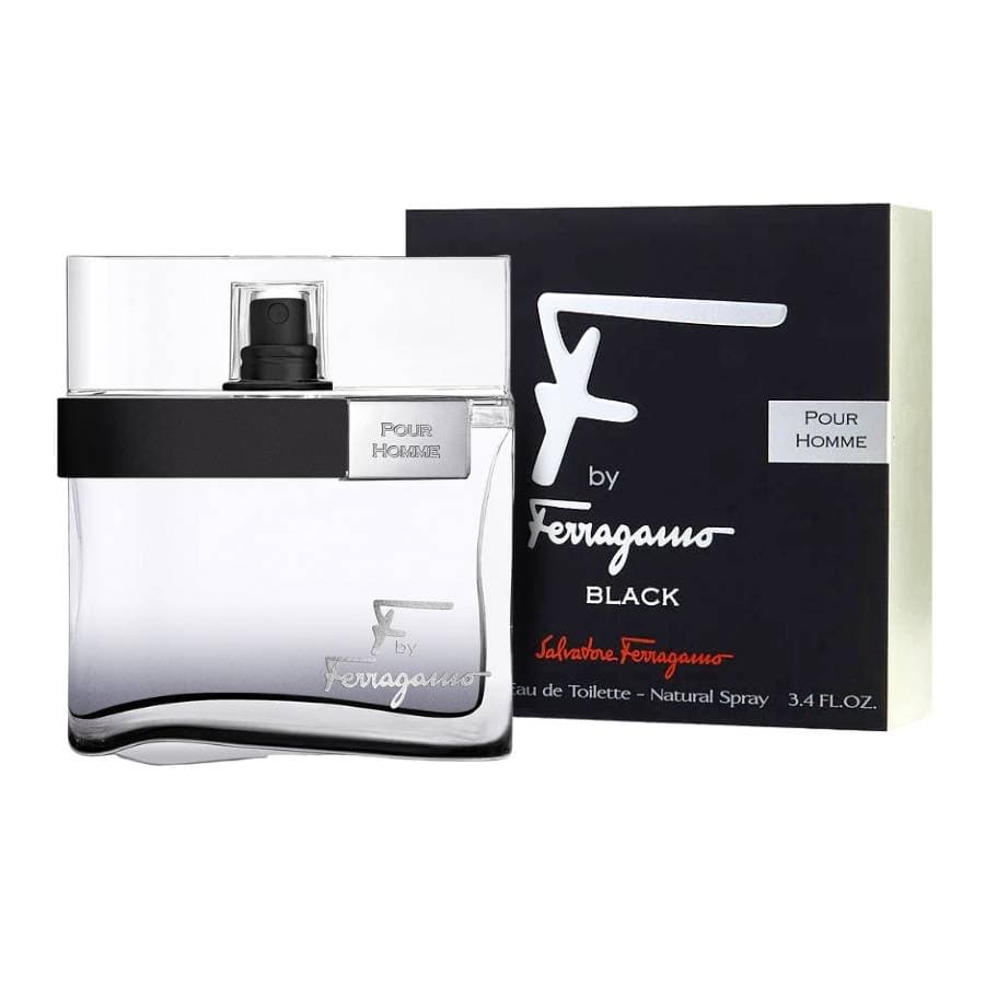SALVATORE FERRAGAMO 'F' BLACK MEN EDP
